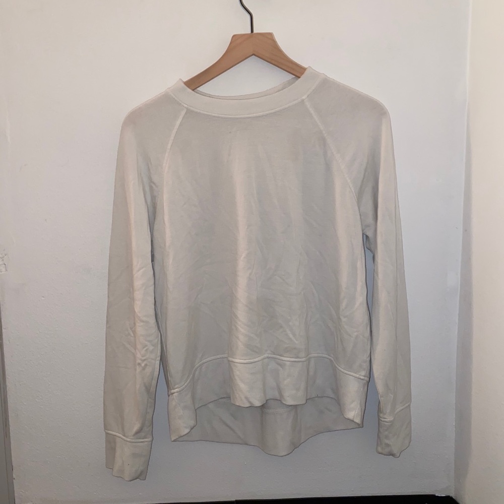 White sweatshirt